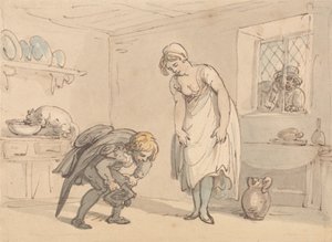 Nieuwe Schoenen door Thomas Rowlandson